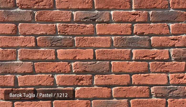 Barok Eskitme Tuğla - Pastel